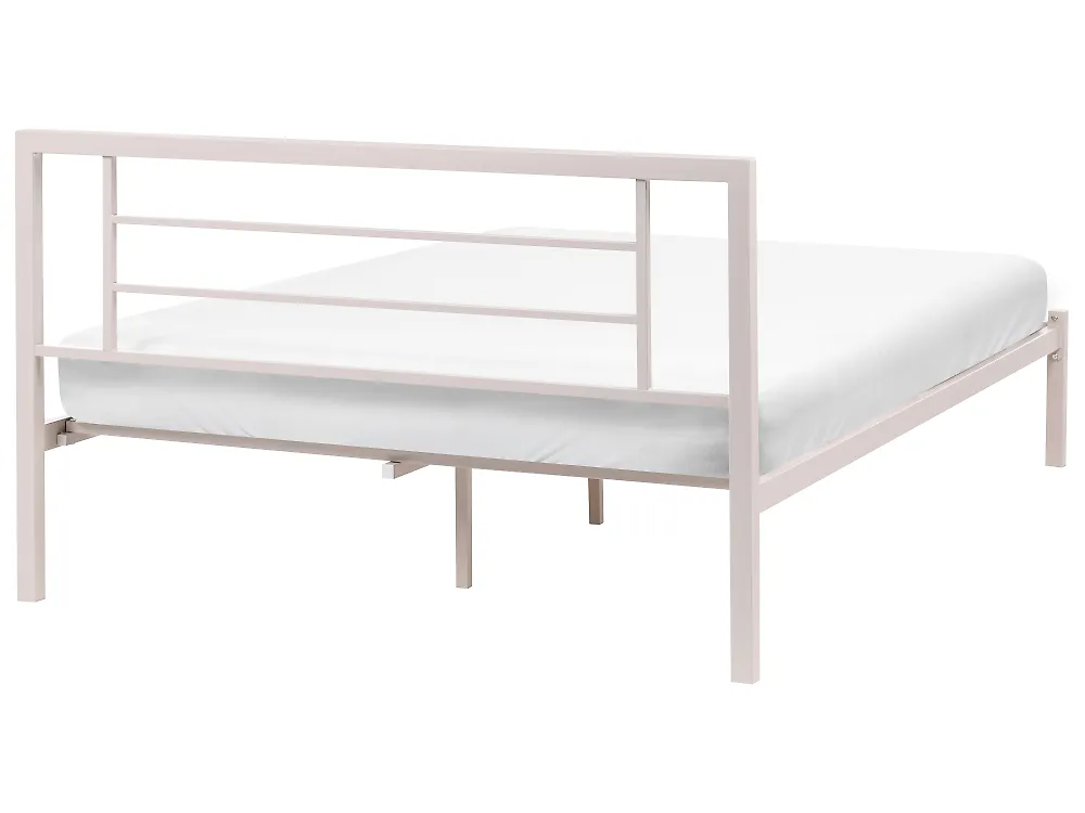 Bed Metaal CUSSET 120 x 200 cm Lichtbeige_1162058