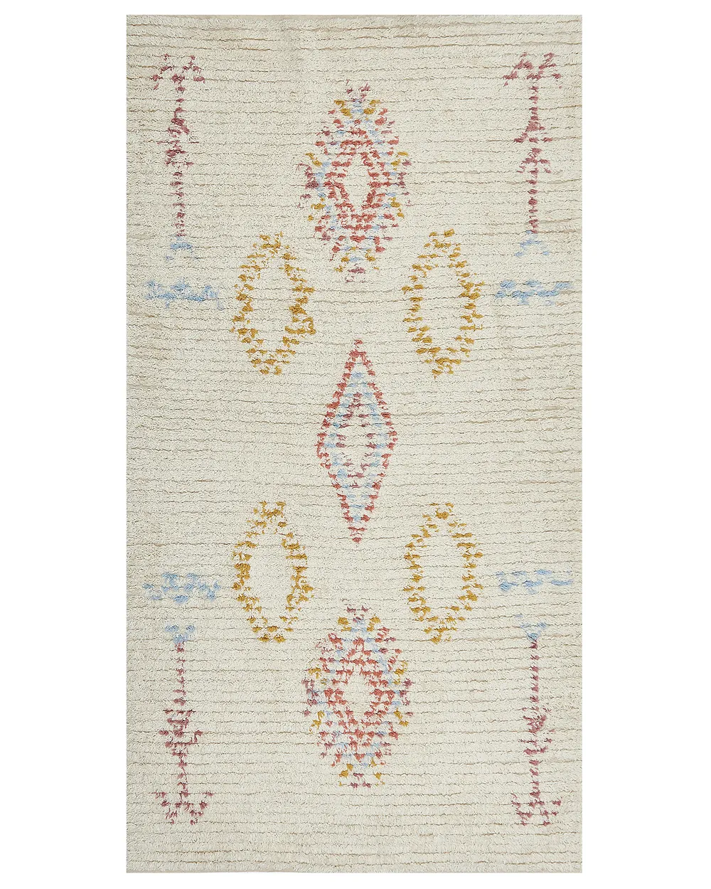 Rug BETTIAH Beige 80 x 150 cm Cotton