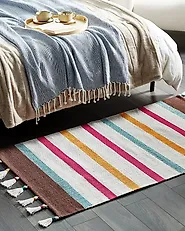 Rug HISARLI Multicolour 80 x 150 cm Cotton_1179061