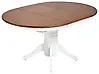 Ausziehbarer Esstisch AKRON Braune Esche 106/150 cm 106 cm Holz