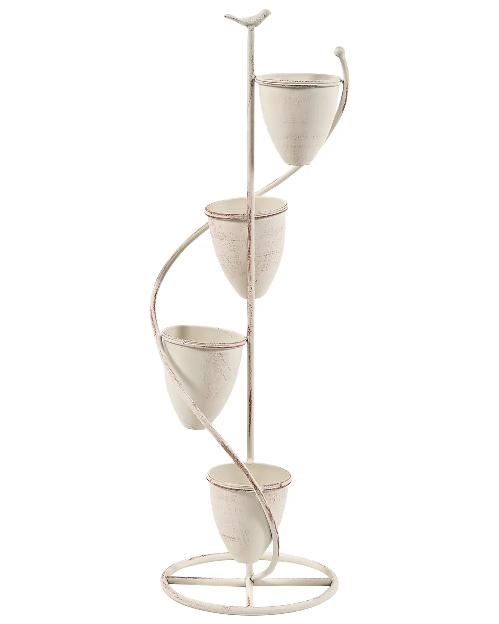 Pflanzenständer BANEBERRY 24 cm Metall Beige