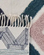 Teppich KOZLU Bunt 80 x 150 cm Baumwolle_816983
