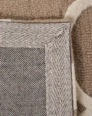 Teppich ERBAA Beige 80 x 150 cm Wolle_674680
