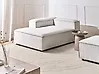 Chaiselongue ARDAL Cord Cremeweiß rechtsseitig