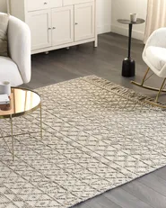 Teppich ALUCRA Beige 160 x 230 cm Wolle_856241