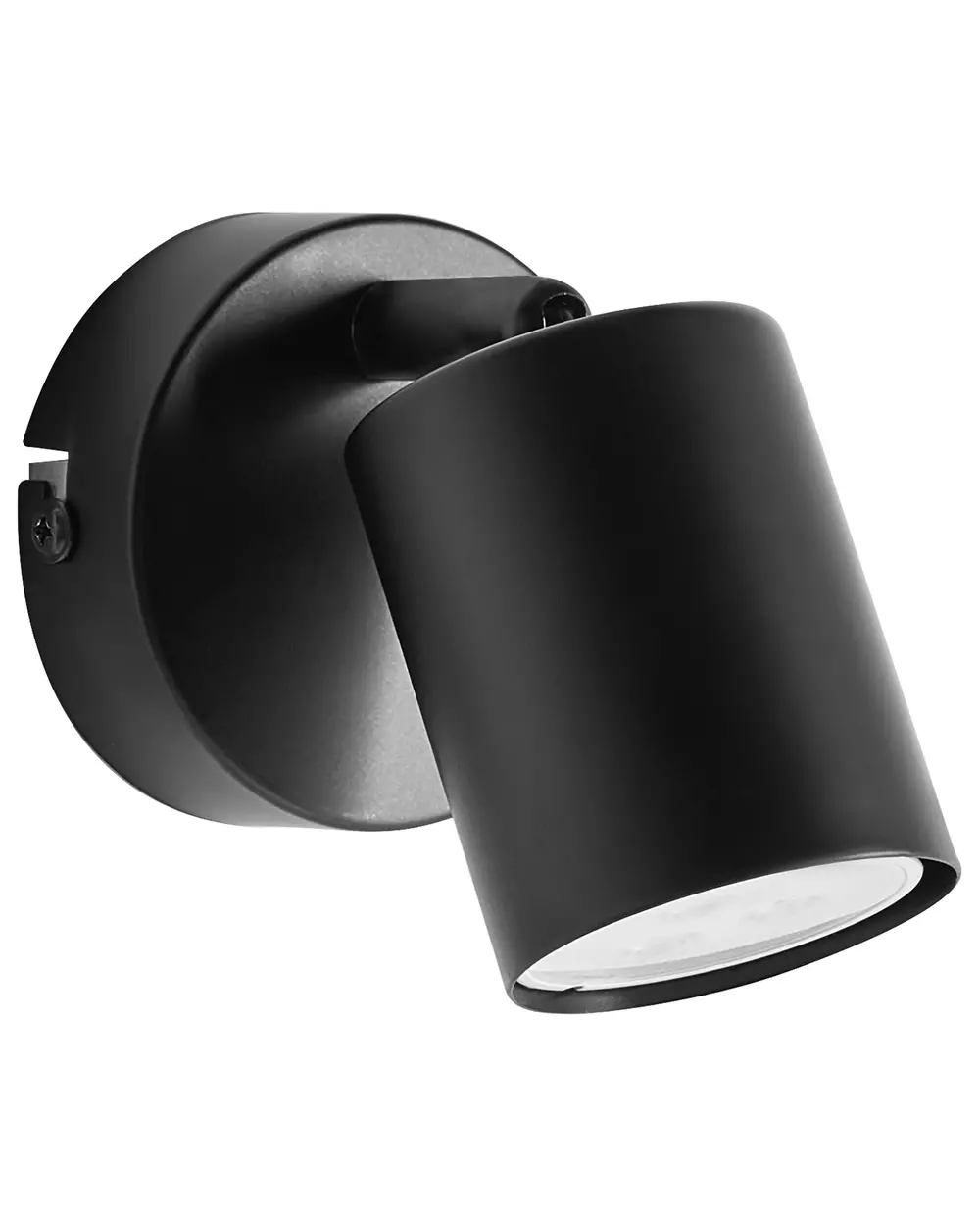 Set of 2 Wall Lamps NYANDO Metal Black_1028817