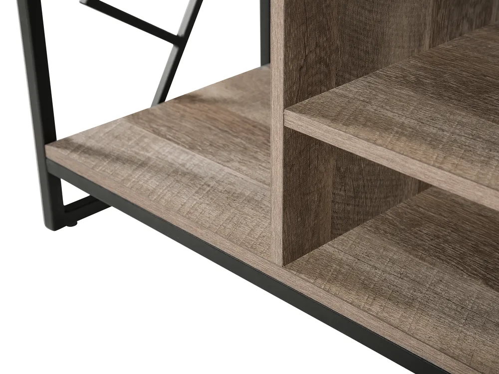 TV-Möbel FORRES Braun / Schwarz_726154