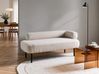 Rechtsseitige Chaiselongue MIRMANDE Bouclé Cremeweiß