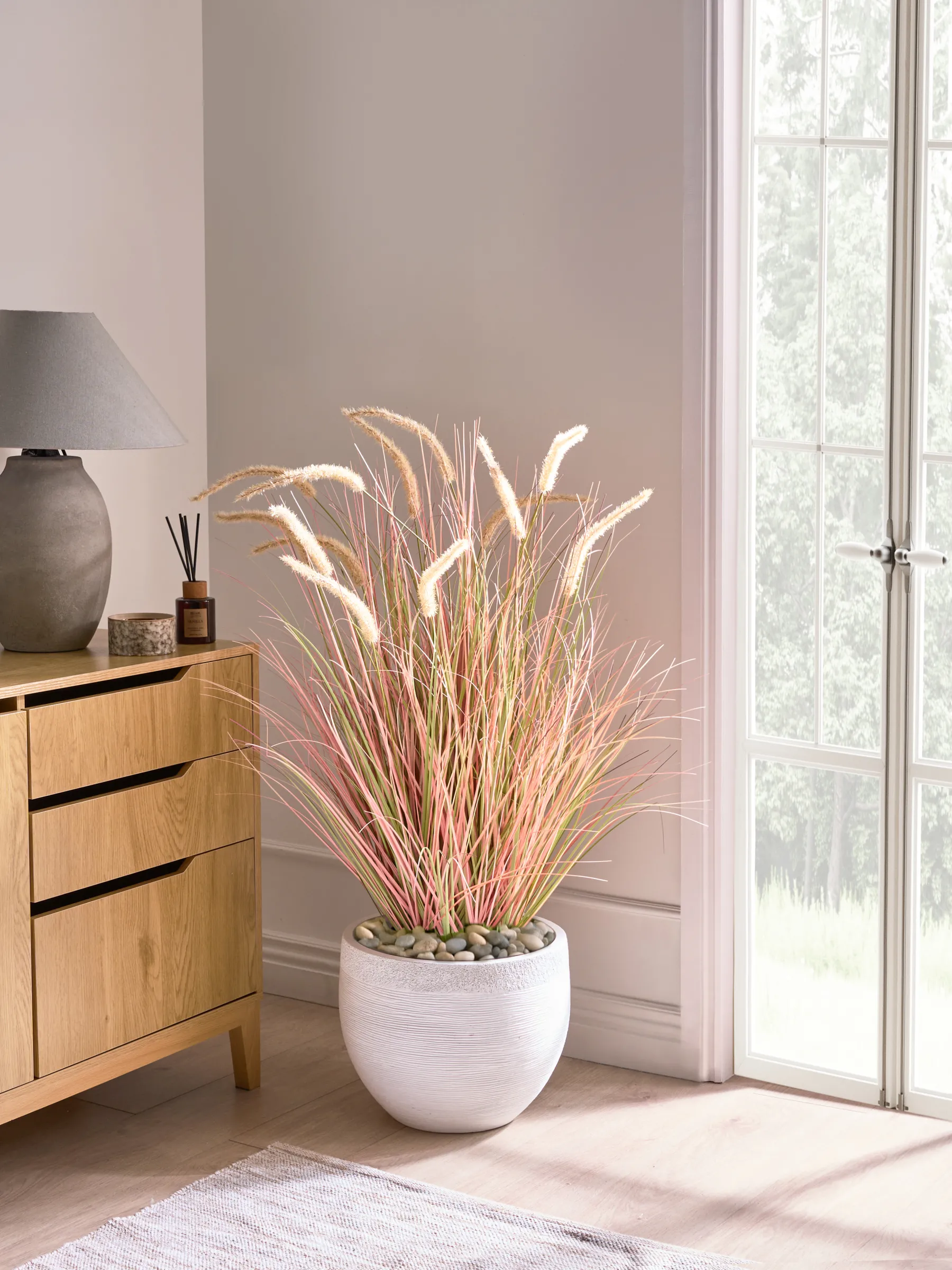 Kunstpflanze BRISTLEGRASS 120 cm Orange_1018350