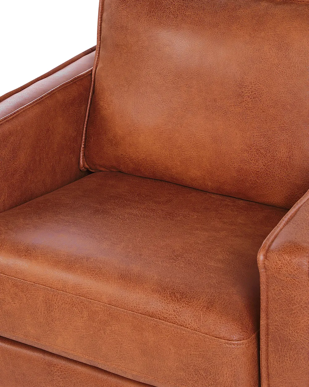 Sessel VIND Kunstleder Goldbraun_779837