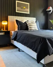 Boxspringbett Stoff COUNTESS 140 x 200 cm Hellgrau_1085241