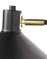 Wandlampe KADASSA verstellbar Metall Schwarz_884274