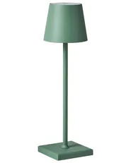 Kabellose LED Tischlampe BACEIRO mit Dimmer Metall Grün_940908