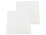 Gartenstuhlkissen 2er Set TERNI 37 x 34 cm Cremeweiß_897968