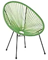 Gartenstuhl ACAPULCO II Polyrattan Grün