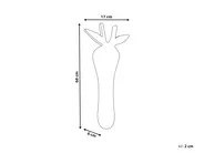 Wandobjekt Giraffe EKPOMA Mangoholz 68 cm Hellbraun_1038580