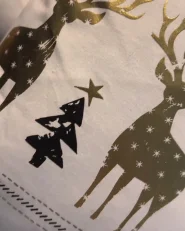 Set of 2 Hanging Decorations LED MOTTI 60 cm Star Black_1170172