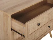 Kommode mit 3 Schubladen PONCA Hellbraun_804005