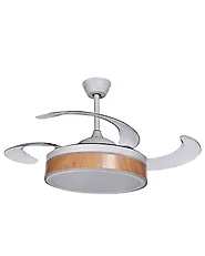 Ceiling Fan with Light FREMONT with Remote LED White_862432