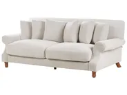 Sofa 2-Sitzer EIKE Stoff Cremeweiß_733435