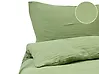 Bettwäsche-Set SUMNER 200 x 200 cm Baumwollmusselin Grün