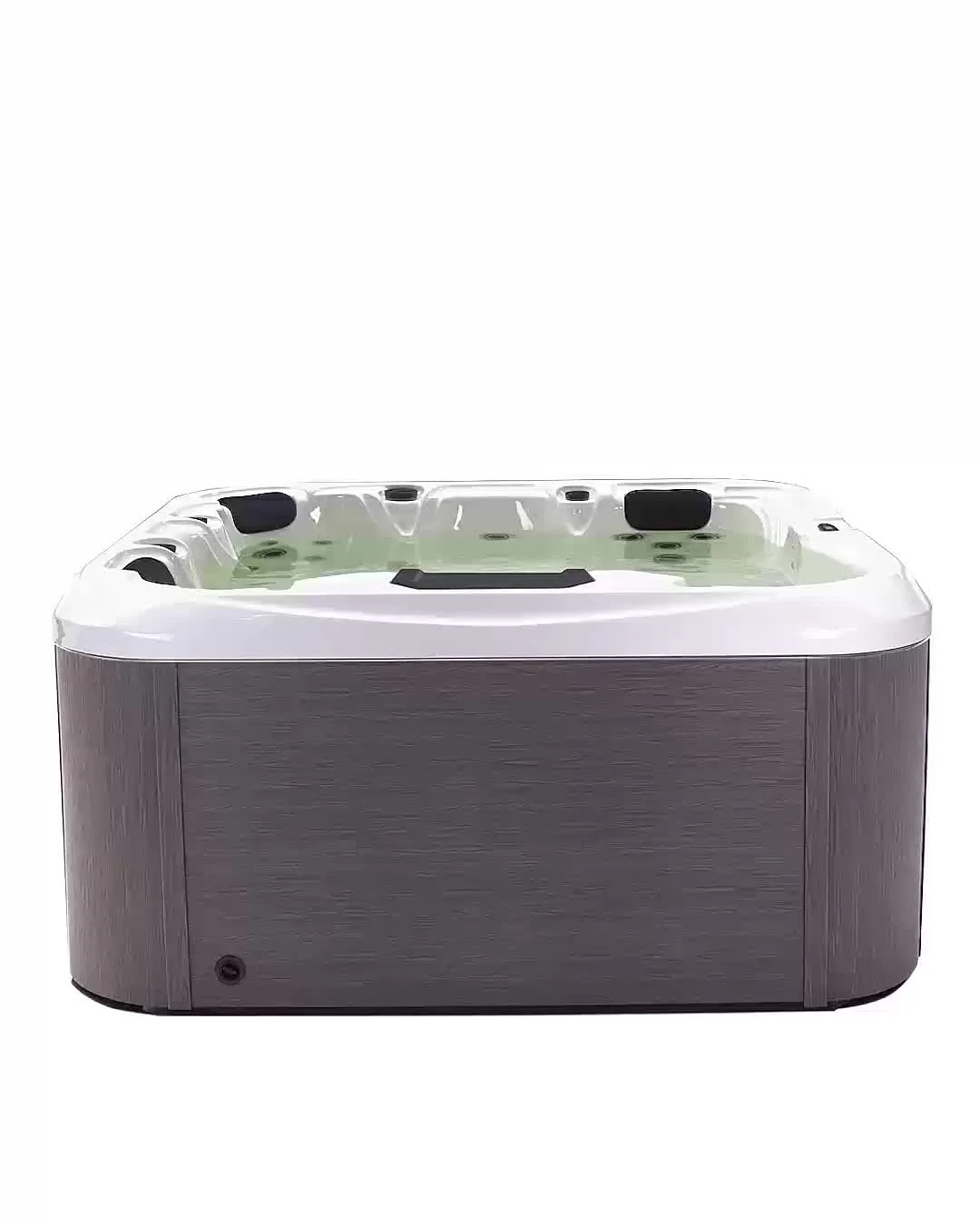 Outdoor Hot Tub with LED AMARILLA Grey_1186945