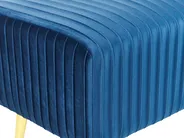 Polsterbank PATERSON Samtstoff Blau_860440