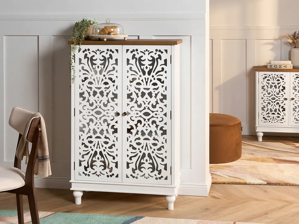 Sideboard mit 2 Türen KATHERINE Weiß