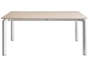 Konferenztisch FELETTO 90 cm 180 cm Stein Travertinoptik_1078791