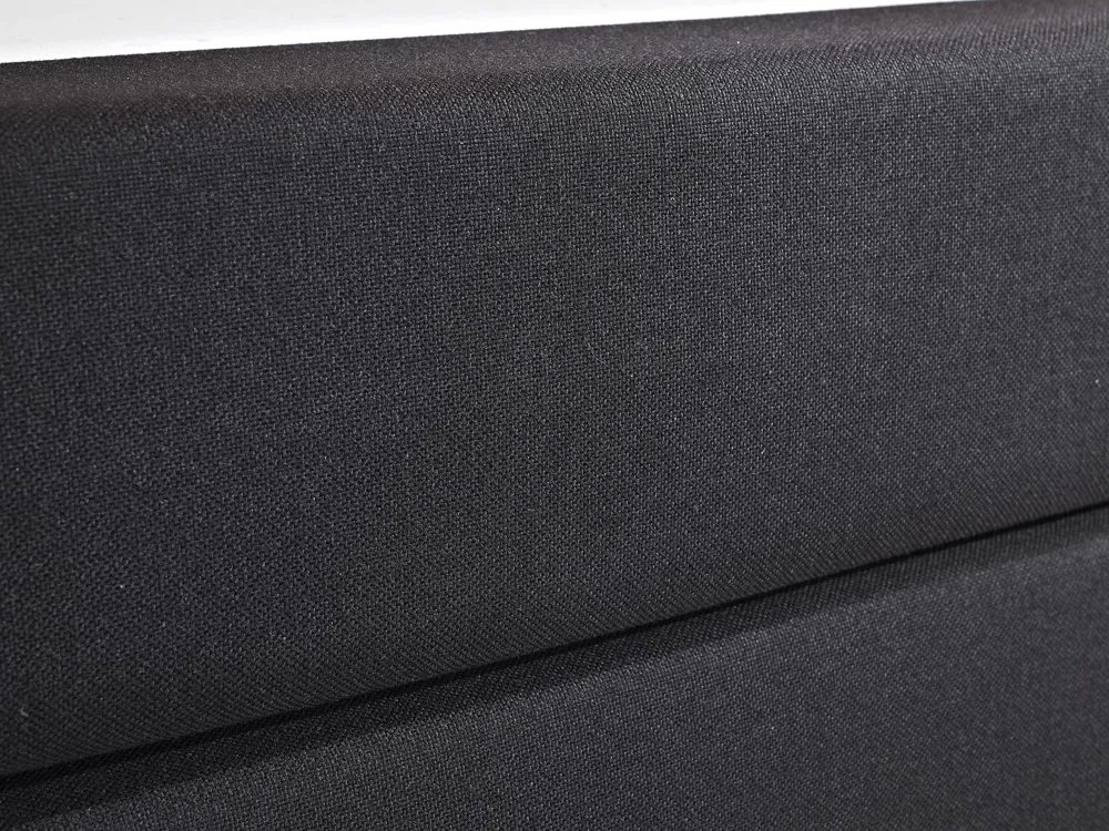Boxspringbett Kunstleder PRESIDENT 180 x 200 cm Schwarz_719730