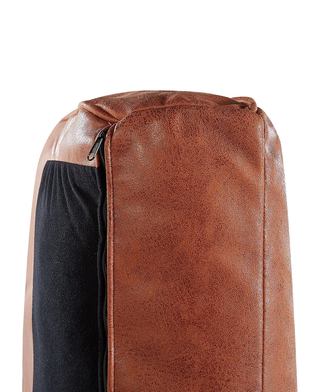 Armchair SAVALEN Faux Leather Golden Brown_779208