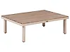 Outdoor Couchtisch FIVIZZANO 90 cm 70 cm Akazienholz Beige