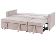 Schlafsofa 3-Sitzer GLOMMA Stoff Taupe_1059608