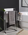Handtuchständer RECREO Metall Silber