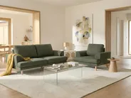 Sofa 3 Seater KILDAL Fabric Green_1058780