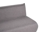 Schlafsofa 2-Sitzer ABISKO Kunstleinen Dunkelgrau_1030931