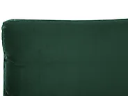 Bed Velvet MELLE 140 x 200 cm (EU Double) Emerald Green_829915