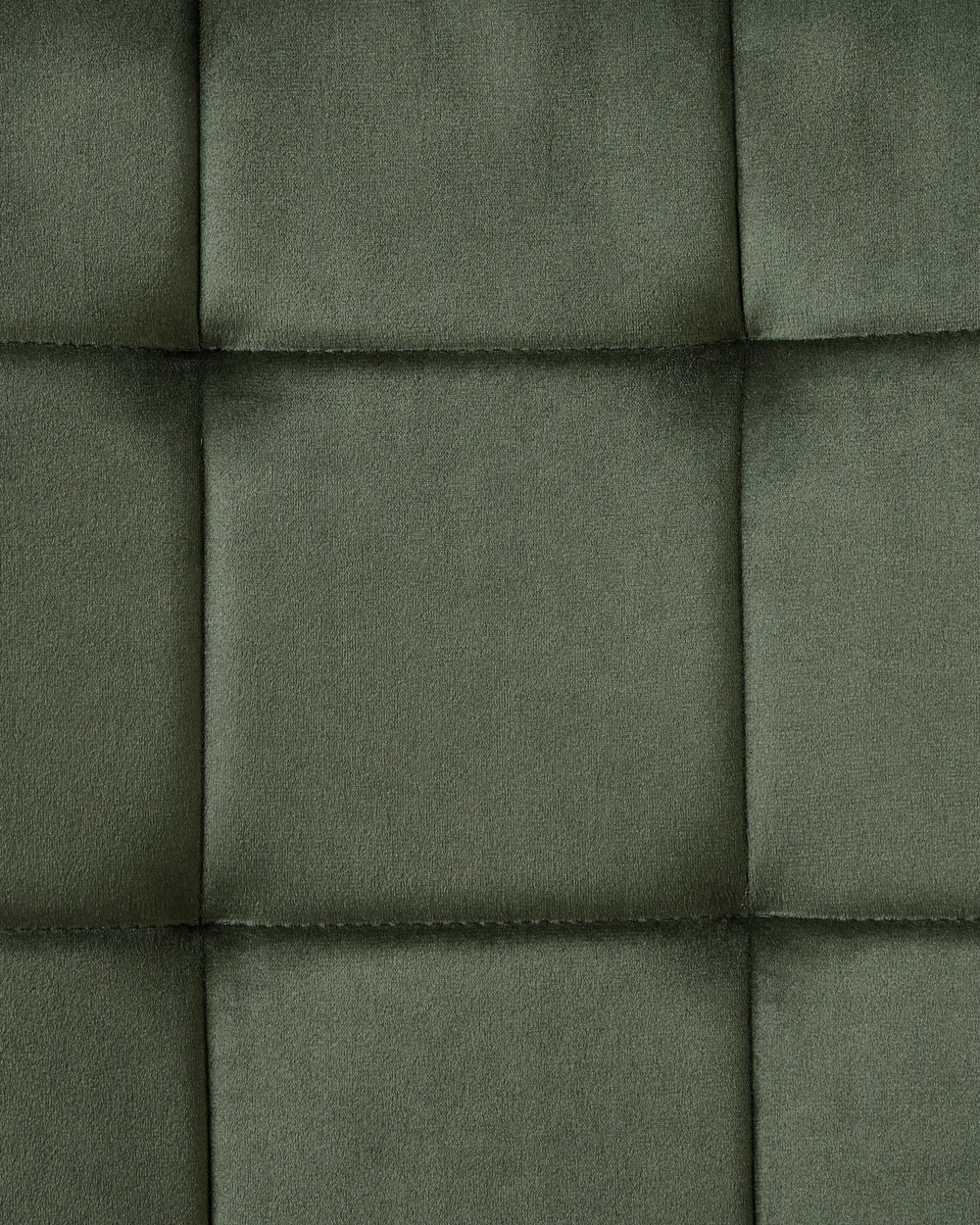Set of 4 Dining Chairs POWELL Velvet Olive Green_966735