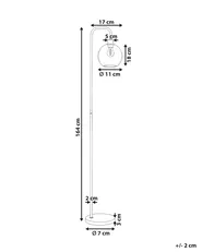 Floor Lamp OKAVANGO Metal Silver_1053734
