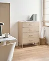 Kommode ENAGO Metall Beige