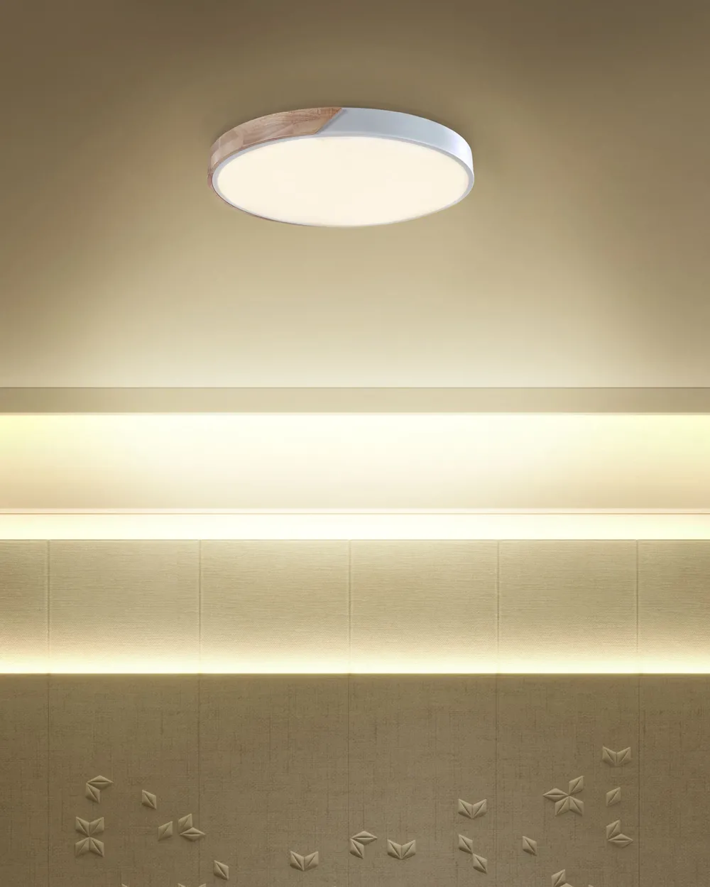 LED Deckenlampe PATTANI Metall Weiß