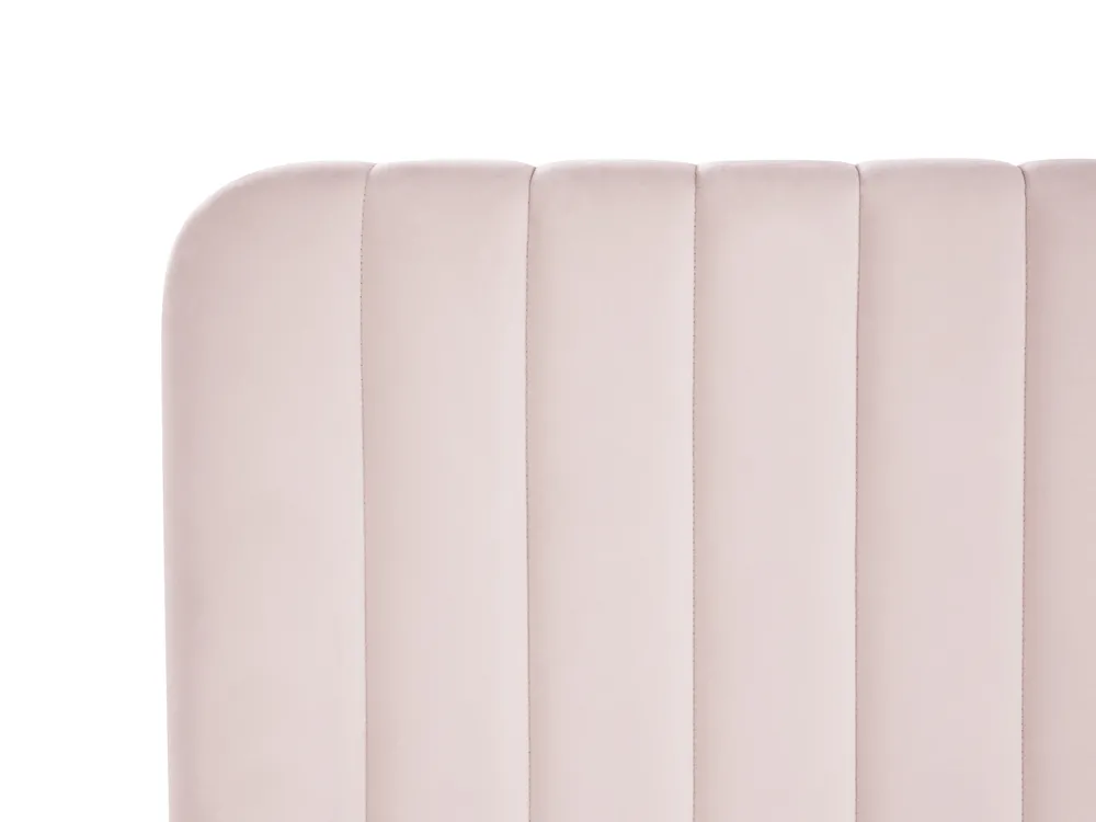 Bett mit Stauraum LUNAN Pastellrosa 140 x 200 cm_1051458