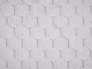 Dekokissen 2er Set PURSLANE 43 x 43 cm Webpelz Hellgrau Geometrisches Muster_856319