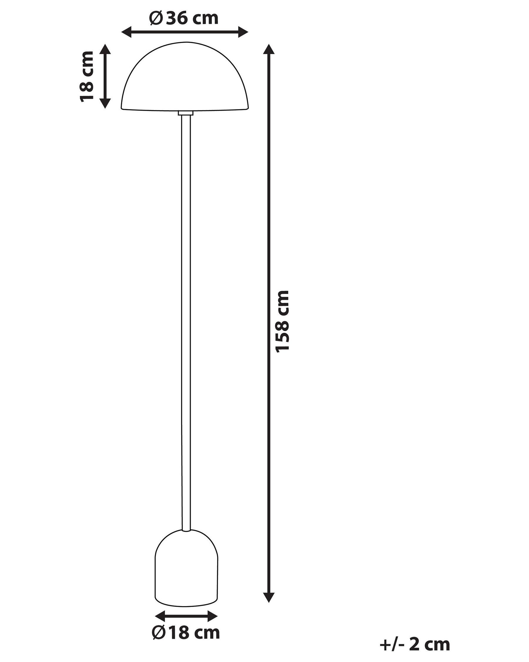Floor Lamp MACASIA Metal Copper_784107