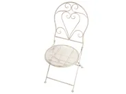 Bistro Set Folding FOLELLI Metal Light Beige_1002017