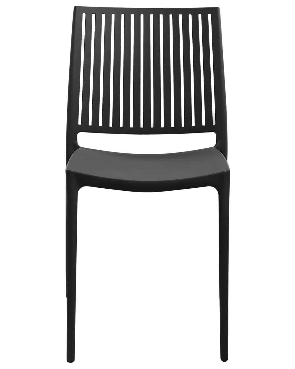 Gartenstuhl 4er Set ILLUMANI Schwarz_1077488