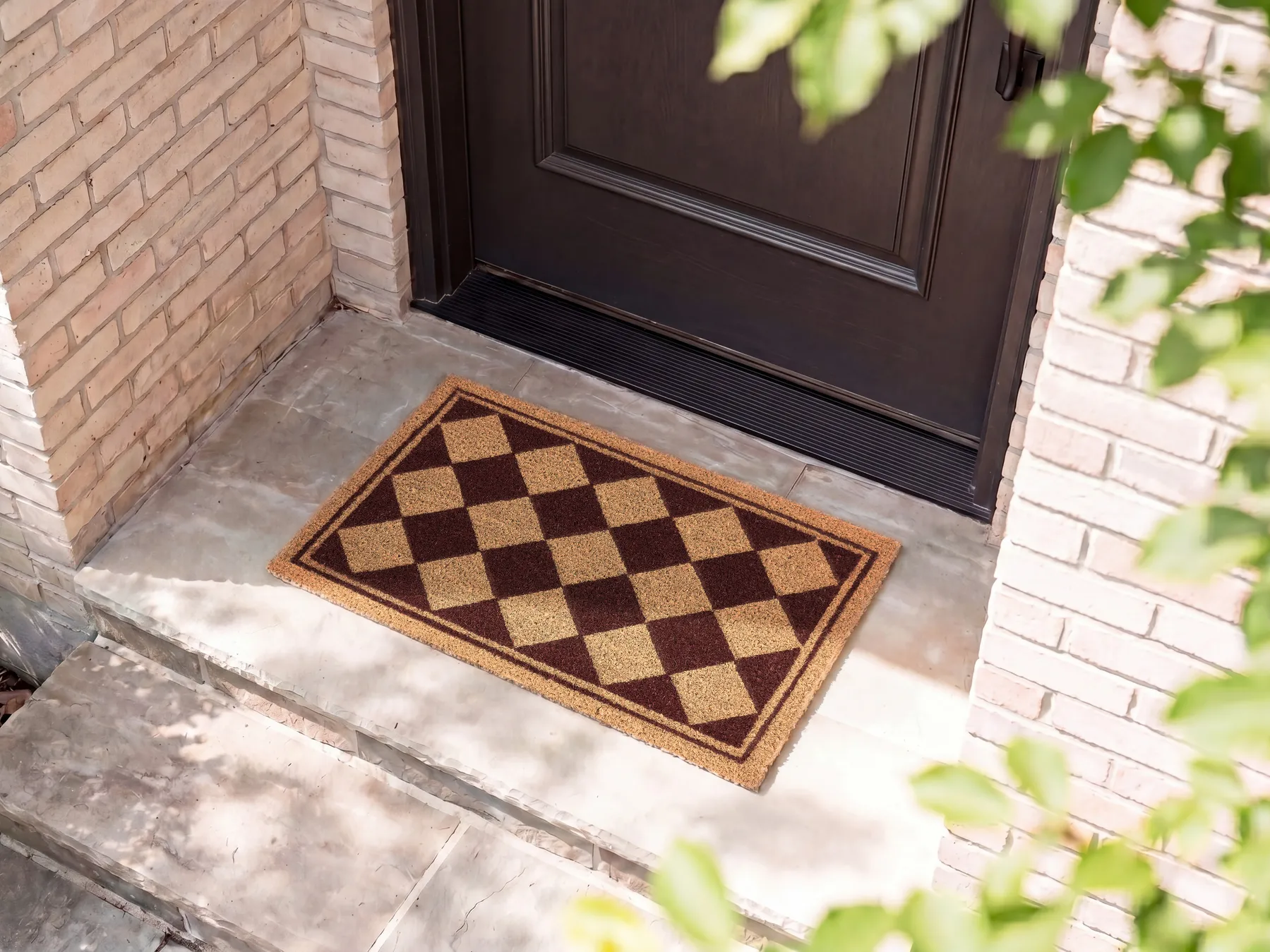 Doormat CARDONA Beige/ Brown 40 x 60 cm Coir_1079039