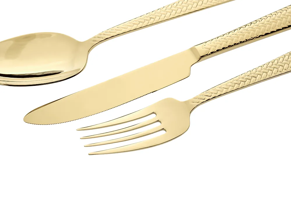 Besteckset 30-teilig QUADRUCCI Gold_1183352