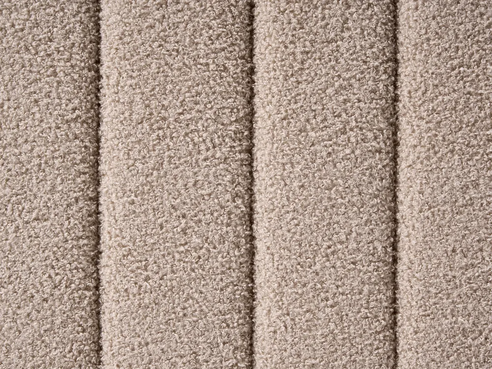 Bed Boucle LUNAN 120 x 200 cm (EU Small Double) Beige_1025652