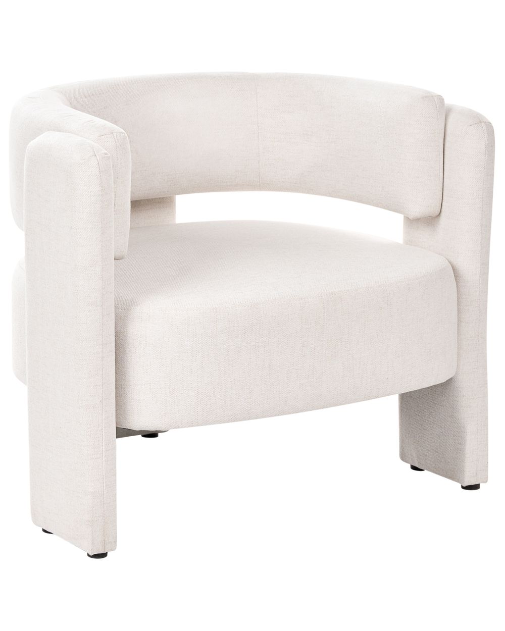 Fauteuil MAGGEBY Stof Gebroken wit